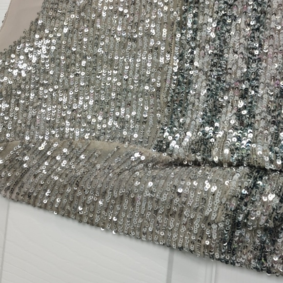 INMFL Alexandria silver sequin mini dress - Picture 9 of 12